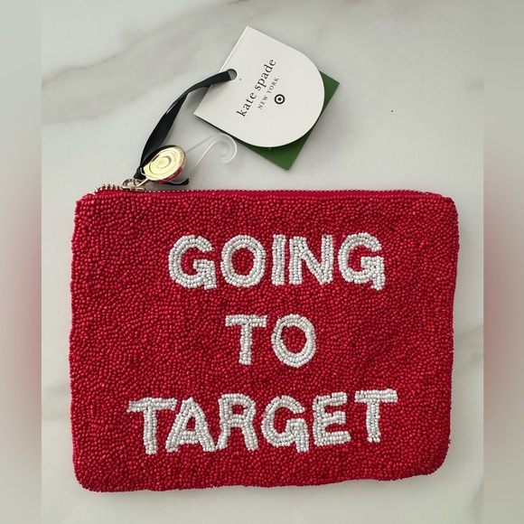 New Kate Spade Going to Target Beaded Clutch - Picture 1 of 6